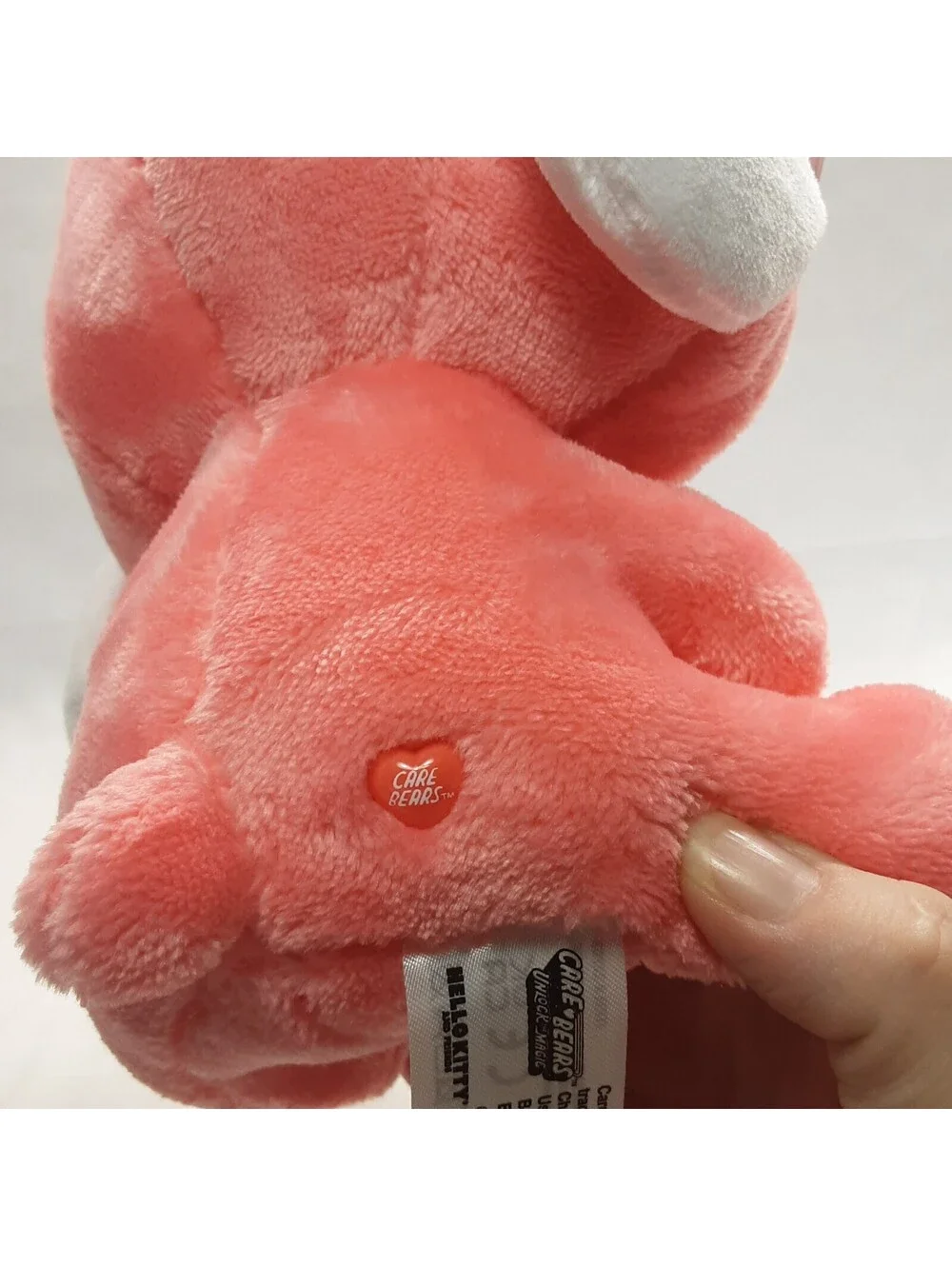 Hello Kitty and Friends - Care Bears Plush - 8 - Cinnamoroll as Love-A-Lot Bear